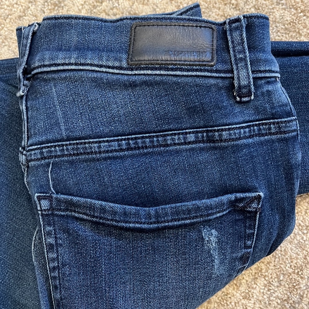 Express Distressed Stretch+ Ankle High Rise Size 4 regular - Picture 5 of 5